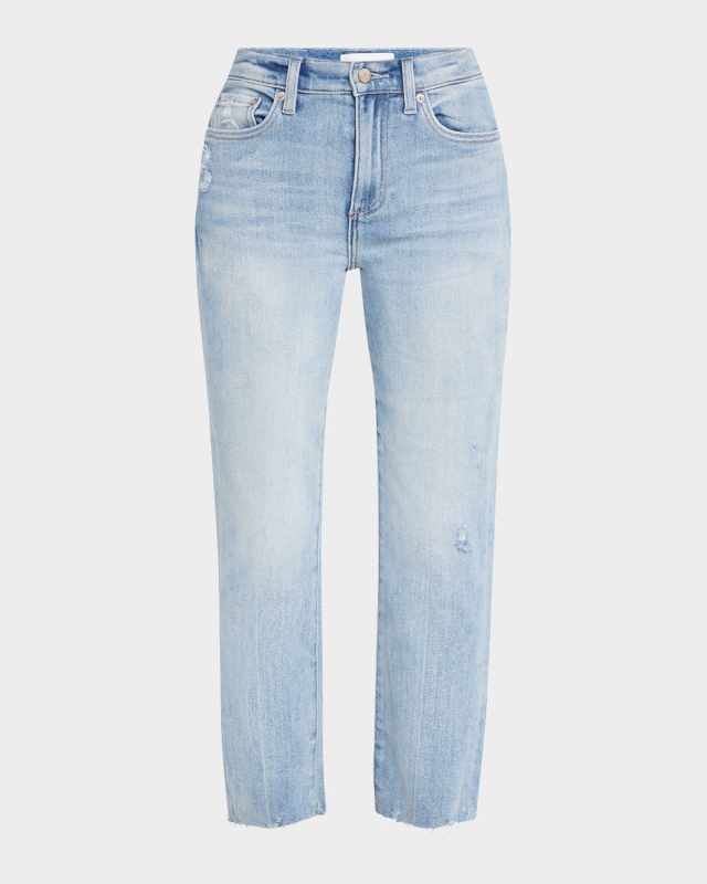 Monroe Crop Raw Hem Jeans